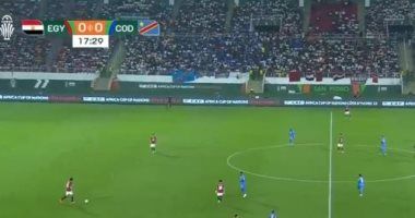 تعادل سلبى بين منتخبى مصر والكونغو بعد 30 دقيقة