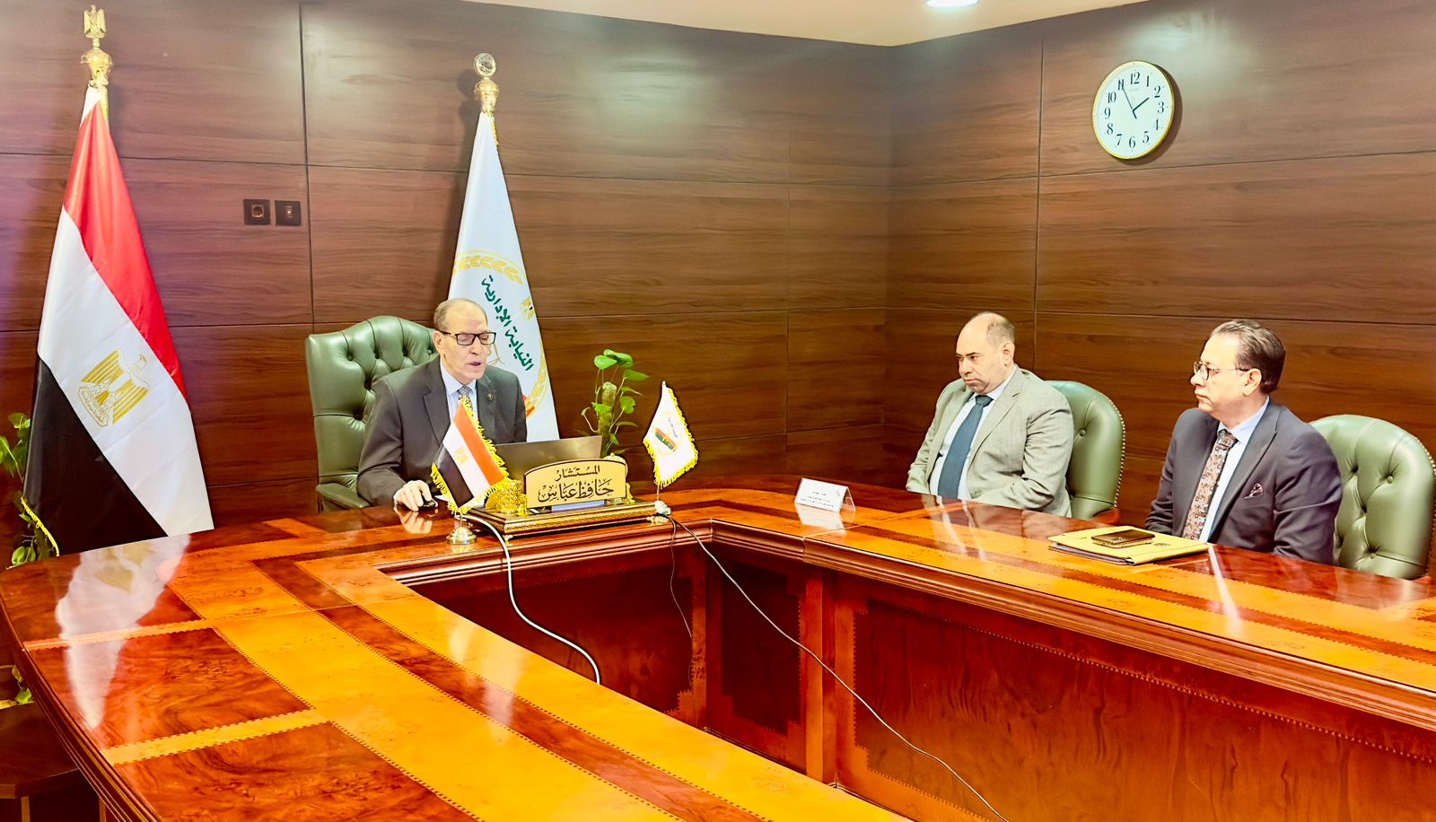 رئيس هيئة النيابة الإدارية يفتتح منظومة التحول الرقمى بمحافظة أسوان