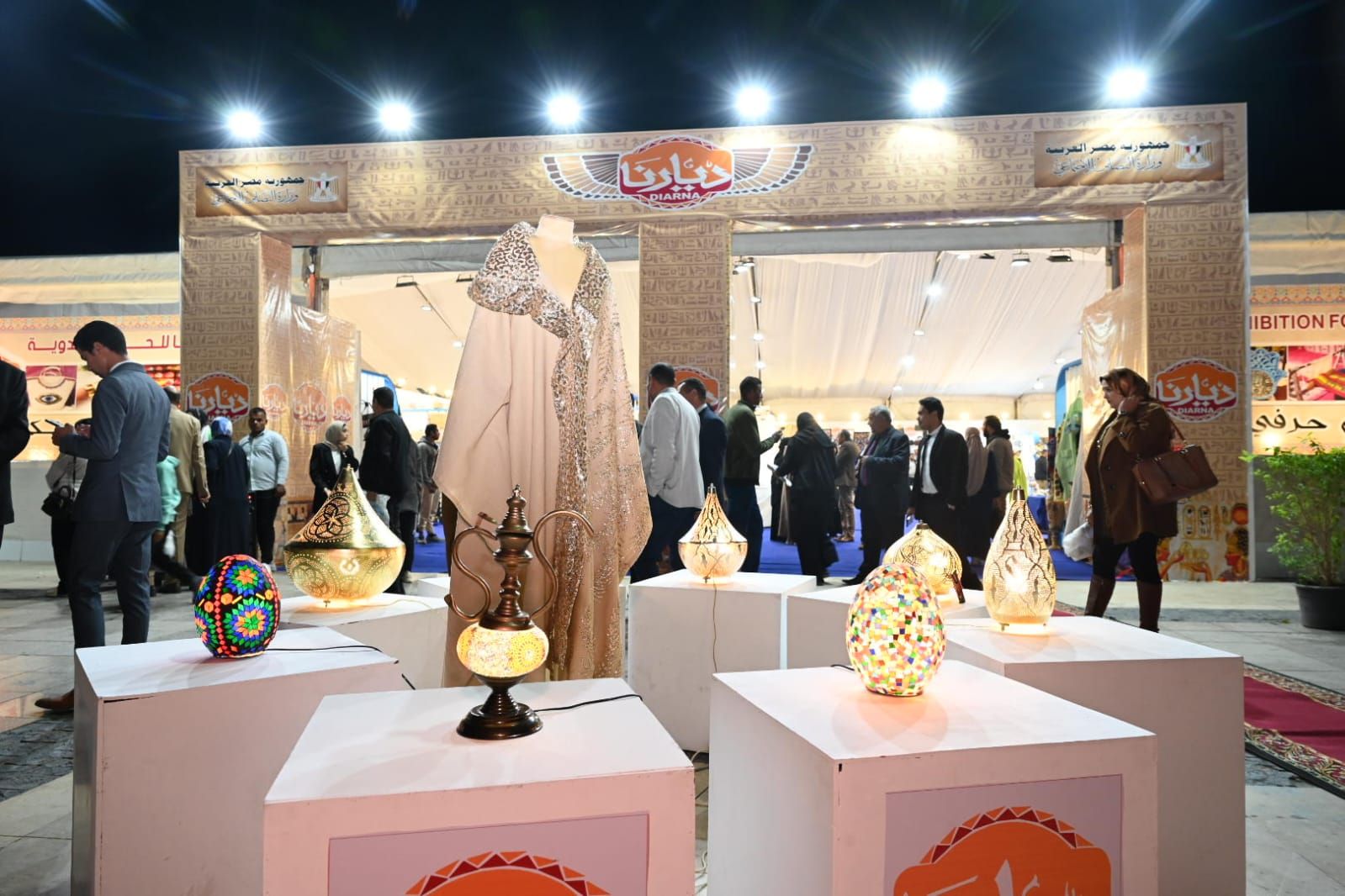 وزيرة التضامن تفتتح معرض «ديارنا» للحرف اليدوية والتراثية بمحافظة الأقصر