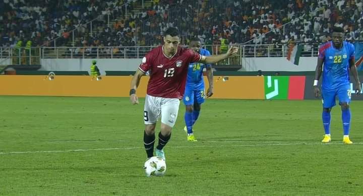 الشوط الأول.. الكونغو تتقدم ومصطفى محمد يتعادل (فيديو)