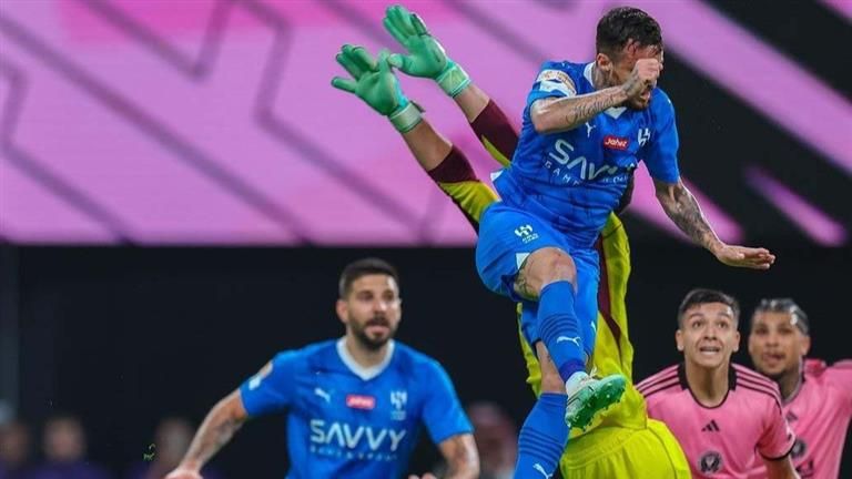 لاعب الهلال السعودي يحتفل على طريقة كريستيانو أمام ميسي (فيديو)