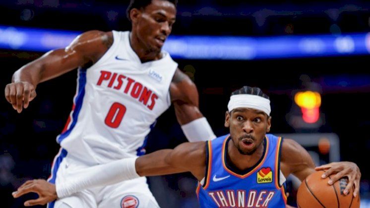 أن بي ايه: بيستونز يفاجئ ثاندر