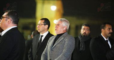 رموز الرياضة والمجتمع يتوافدون على عزاء العامري فاروق