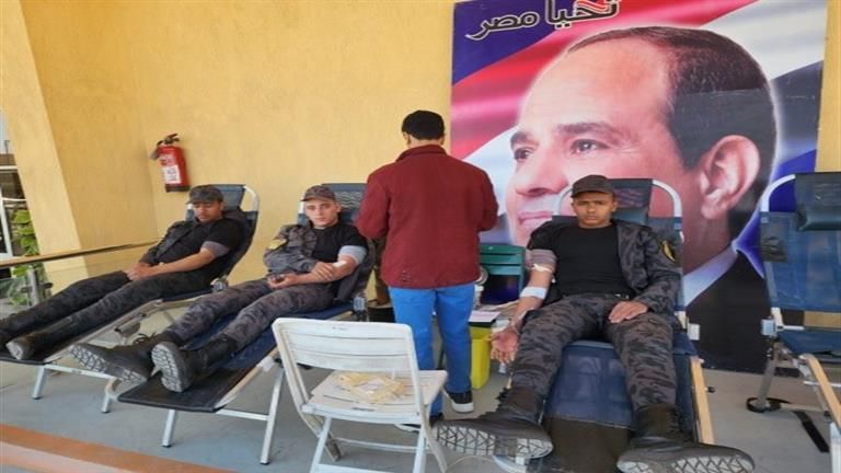 صور| قطاع الأمن المركزي ينظم حملة للتبرع بالدم
