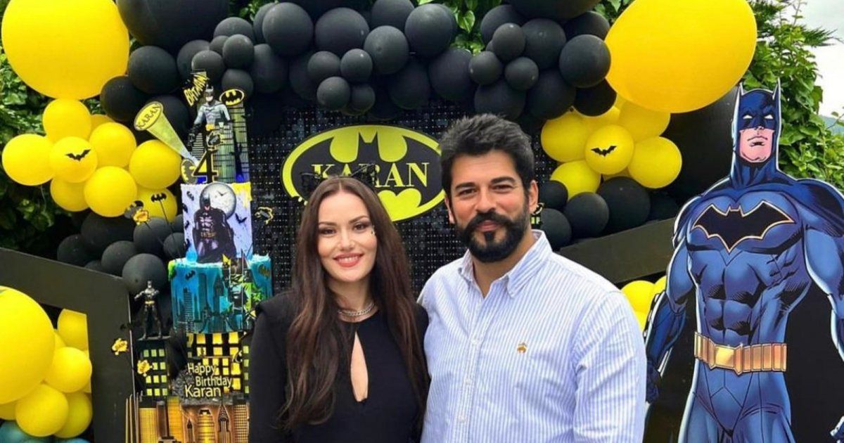 فهرية أفجان وبوراك أوزجيفيت يكشفان عن ملامح إبنهما الصغير في شهر عيد ميلاده