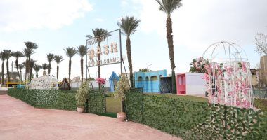 هيئة نظافة القاهرة تنشئ حدائق جديدة بمحور الحضارات.. صور