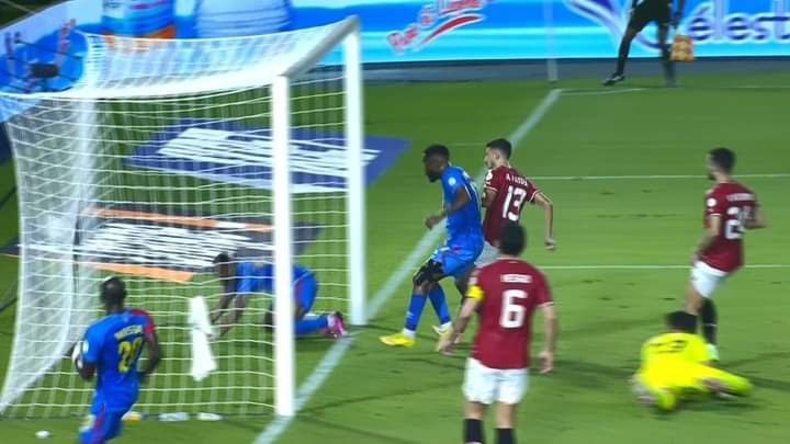 الكونغو تتقدم على الفراعنة بهدف ساذج