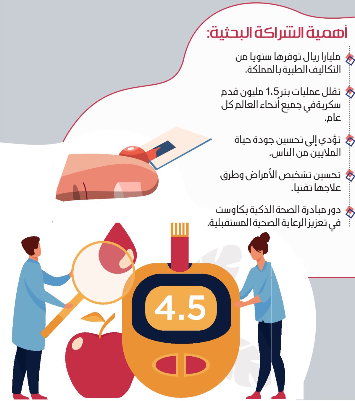 شراكة بحثية لتطوير تقنيات الكشف المبكر عن مرض السكري