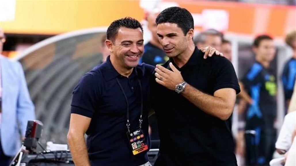 مدرب الارسنال يحسم موقفه من تدريب برشلونة