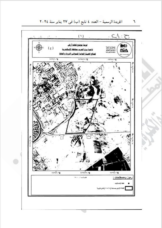 قرار جمهورى بتخصيص أراضٍ لإقامة مشروعات ومناطق لوجيستية بالإسكندرية وأسوان