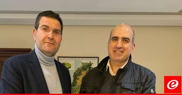 الحاج حسن نوه بجهود لحود خلال تسلمه التقرير السنوي بانجارات المديرية العامة للزراعة عن العام 2023