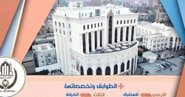 الملحق الإدارى الجديد للمقر البابوى بالكاتدرائية المرقسية (إنفوجراف)