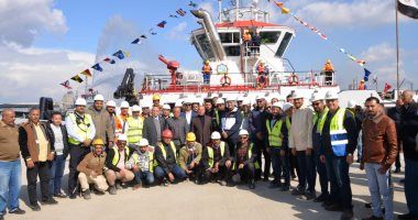 وزير النقل يشهد تسليم الرصيف الجنوبى لمحطة الحاويات تحيا مصر 1 بدمياط