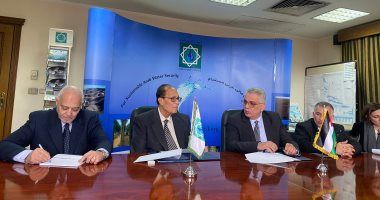 العربى للمياه يوقع بروتوكول تعاون مع شبكة خبراء المياه بالجامعة العربية