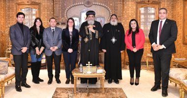 البابا تواضروس الثانى يستقبل وفدا من “WATCH IT”