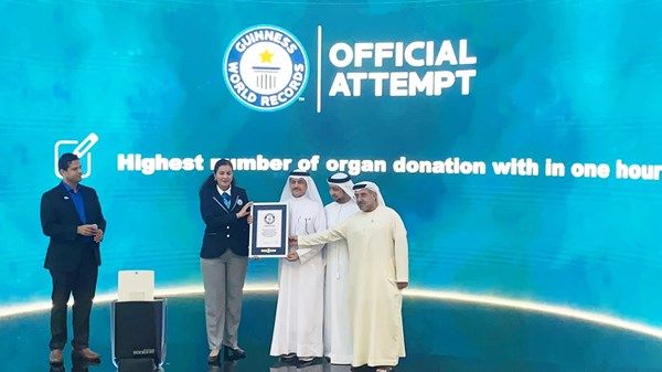 الإمارات تدخل «جينيس» بأكبر عدد من الراغبين بالتبرع بالأعضاء