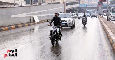 أمطار متوسطة لغزيرة على مناطق متفرقة من القاهرة الكبرى