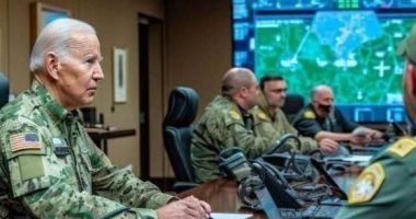 صورة للرئيس الأمريكى بالزى العسكرى استعدادا للحرب تشعل مواقع التواصل