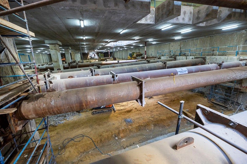 "الأنفاق" تكشف نسب تنفيذ محطة الرماية بالخط الرابع للمترو.. صور