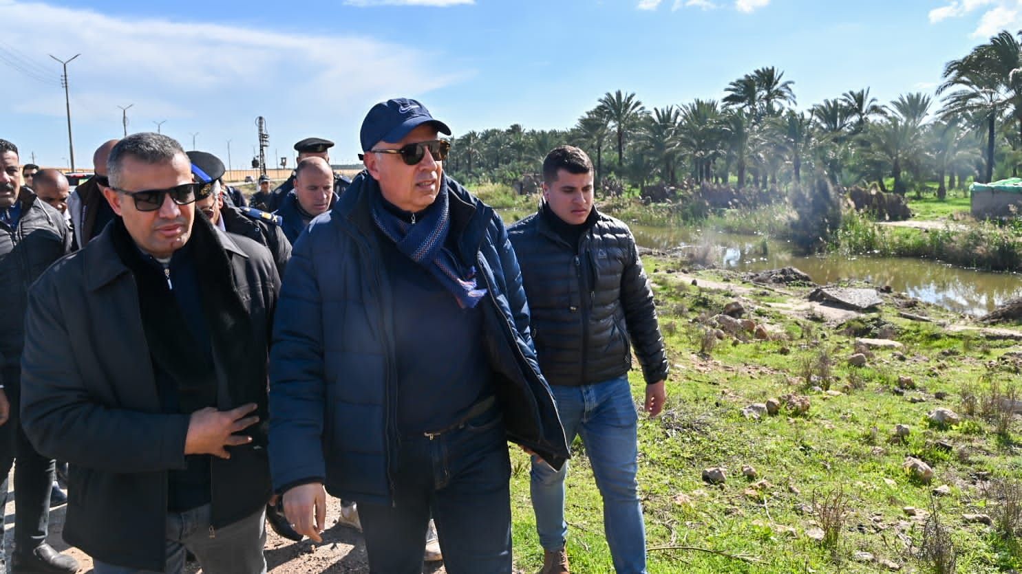 وزير الرى: حائط رشيد يوفر الحماية للأراضى الزراعية بالمنطقة