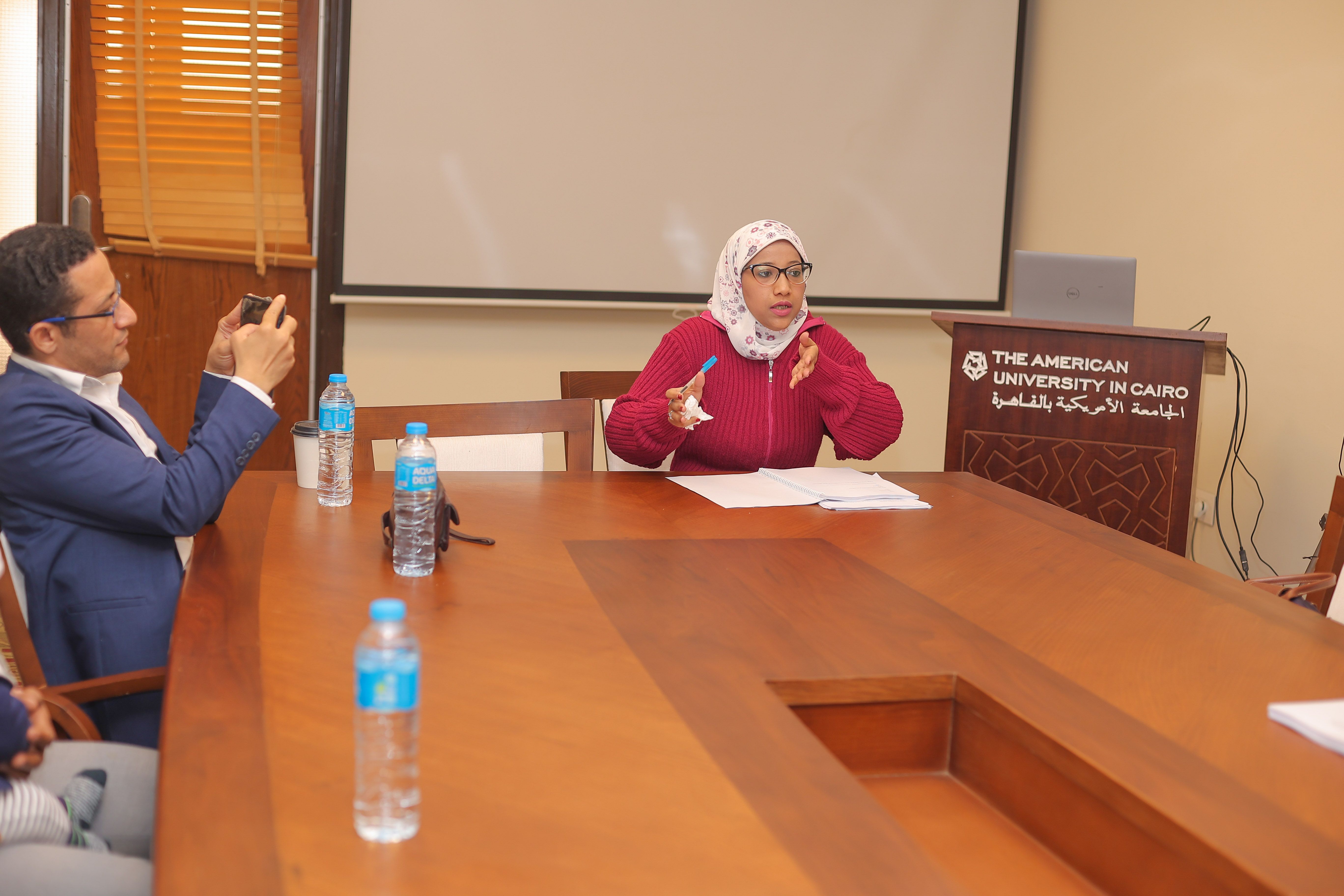 أميرة شحاتة تحصل على الماجستير فى سياسات الإعلام بالجامعة الأمريكية