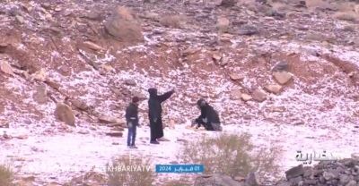 تراند اليوم : شاهد.. الثلوج تغطي مرتفعات تبوك وتحولها للون الأبيض.. والحرارة تسجل صفر