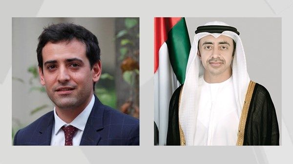 عبدالله بن زايد وسيجورنيه يبحثان الشراكة وتطورات المنطقة