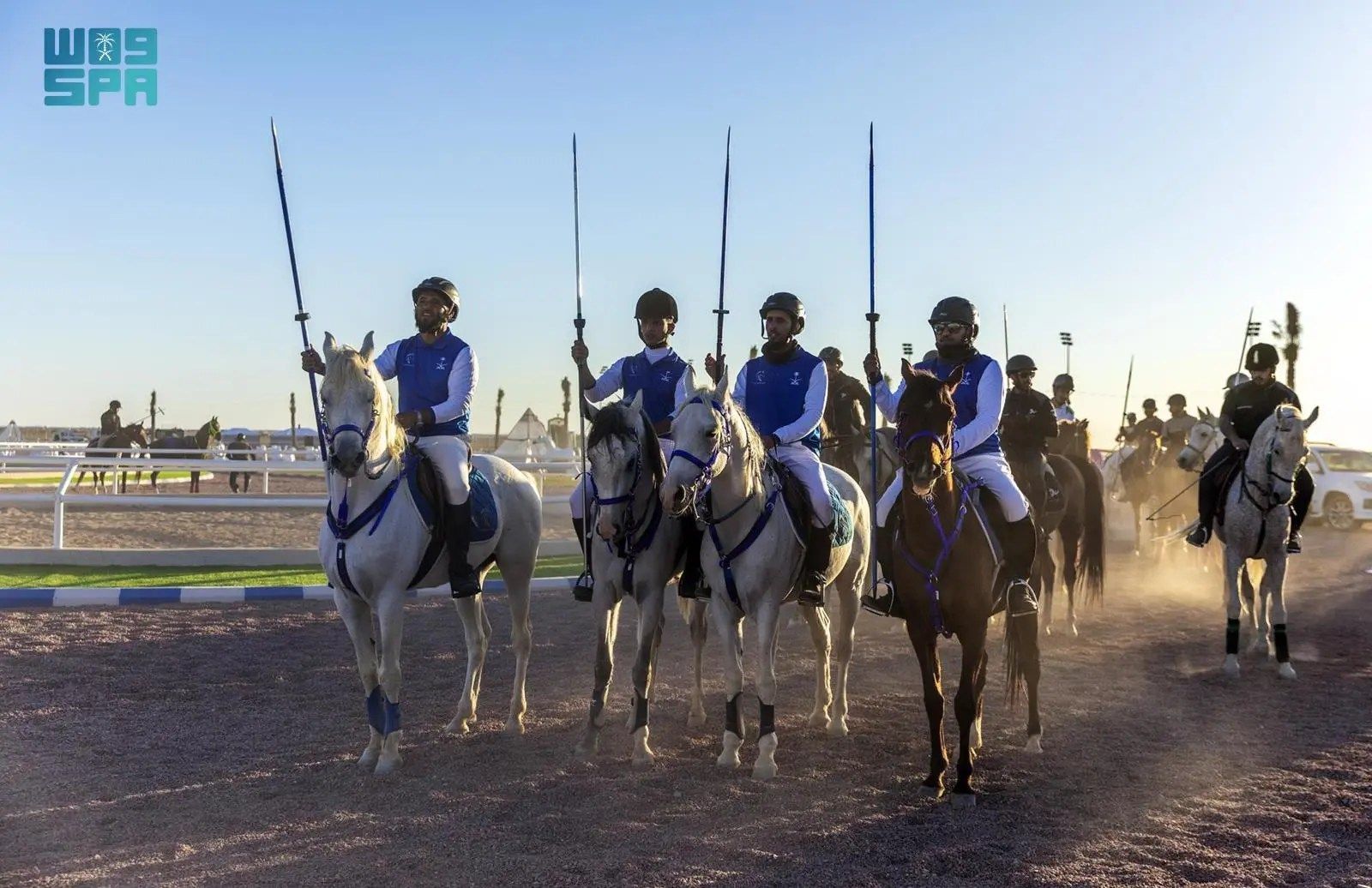 السعودية | انطلاق بطولة التقاط الأوتاد في أكاديمية الخيل العربية الأصيلة بمركز إمباري