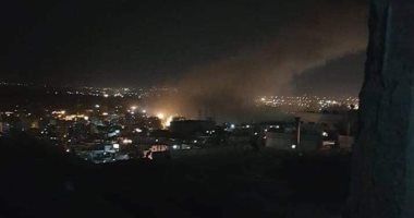 قصف جوى أمريكى يستهدف عدة مواقع فى مدينة الميادين شرقى سوريا