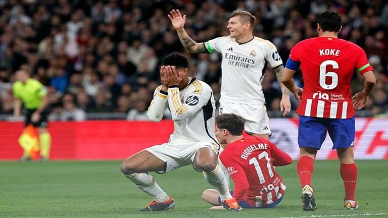 في آخر الدقائق.. أتلتيكو يتعادل مع ريال مدريد بالدوري الإسباني