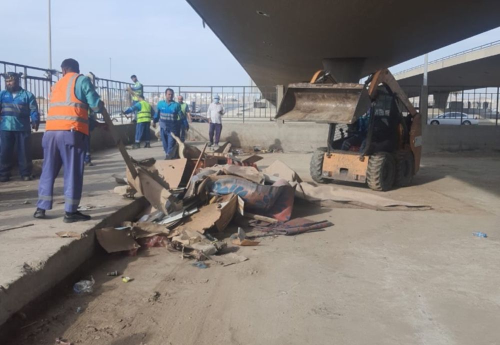 حملة لإزالة البسطات العشوائية بحي "جامعة جدة"