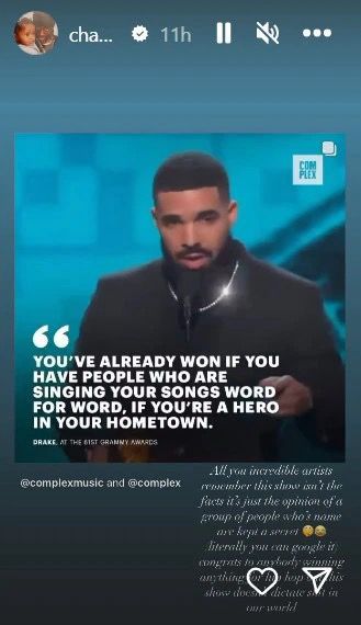 دريك يهاجم حفل توزيع جوائز “غرامي”