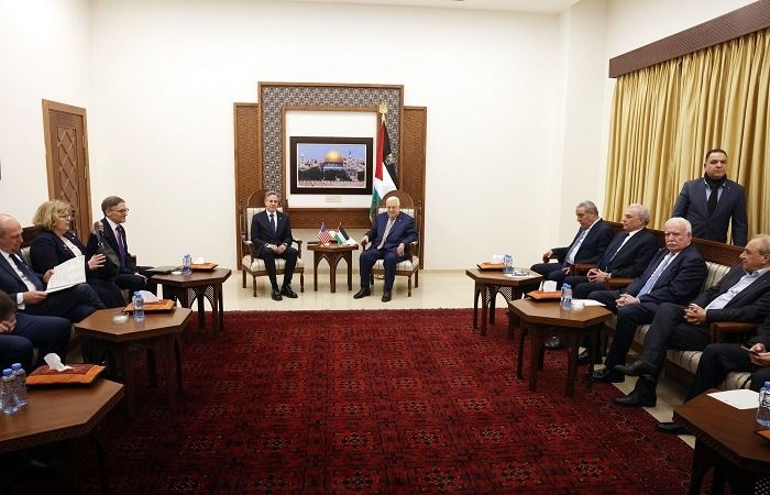 الرئيس الفلسطيني يطالب واشنطن بالاعتراف بالدولة الفلسطينية