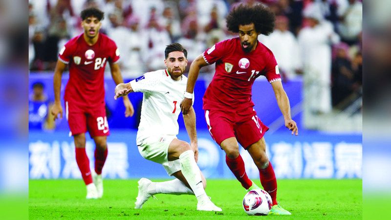 الامارات | قطر تضرب موعداً مع الأردن في نهائي آسيوي عربي