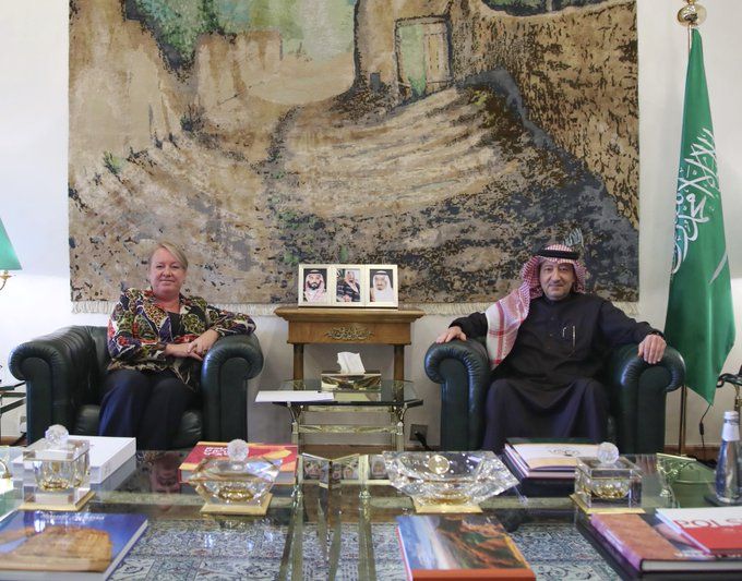 السعودية | نائب وزير الخارجية يستقبل سفيرة مملكة هولندا لدى المملكة