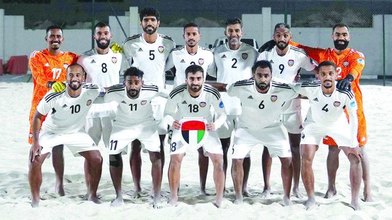 الامارات | 12 لاعباً في قائمة منتخب الشاطئية