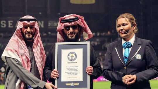 الخليج اليوم .. موسوعة غينيس تكرم "تحفة تركي آل الشيخ الفنية"