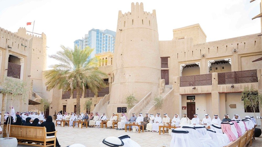 حاكم عجمان: مجتمعنا واحد ونعتز بتاريخنا ونعمل لمستقبلنا