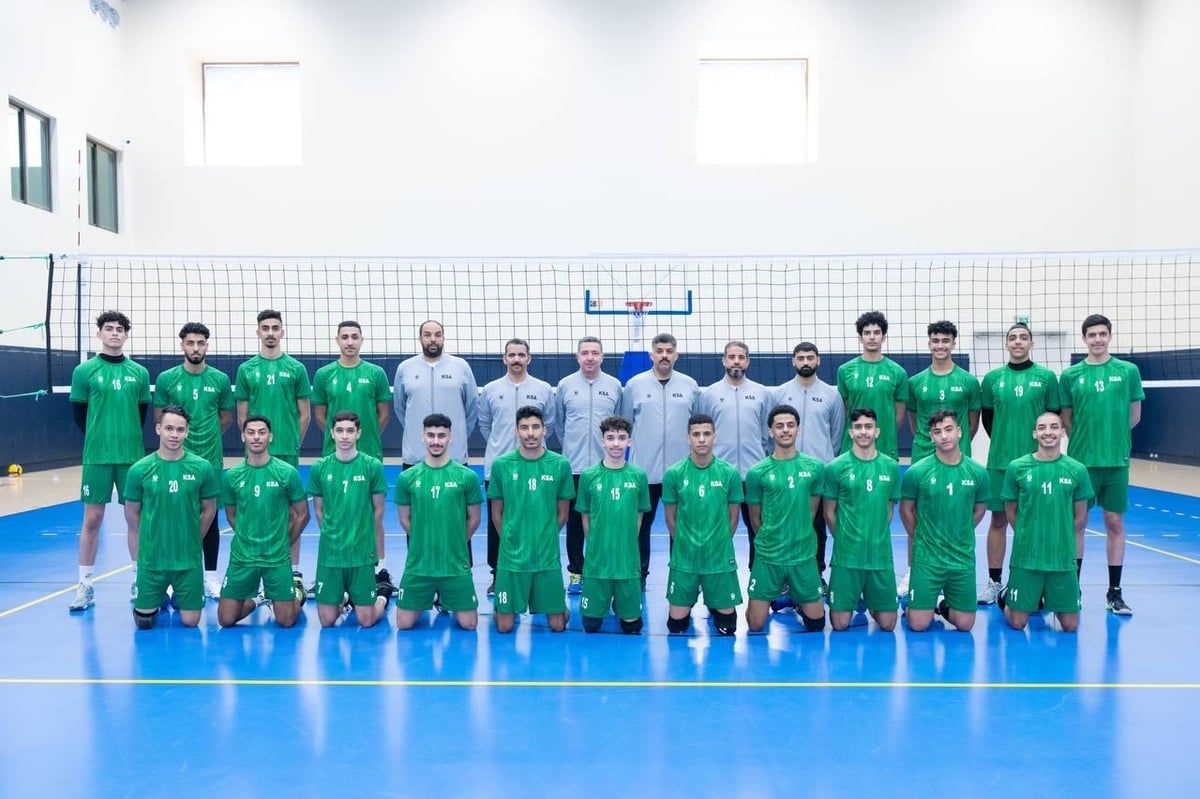 بمشاركة 22 لاعباً.. أخضر الطائرة يختتم معسكره الإعدادي 