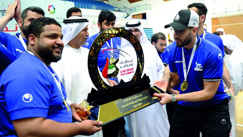 الامارات | نادي دبي بطل دوري كرة قدم الصالات لأصحاب الهمم