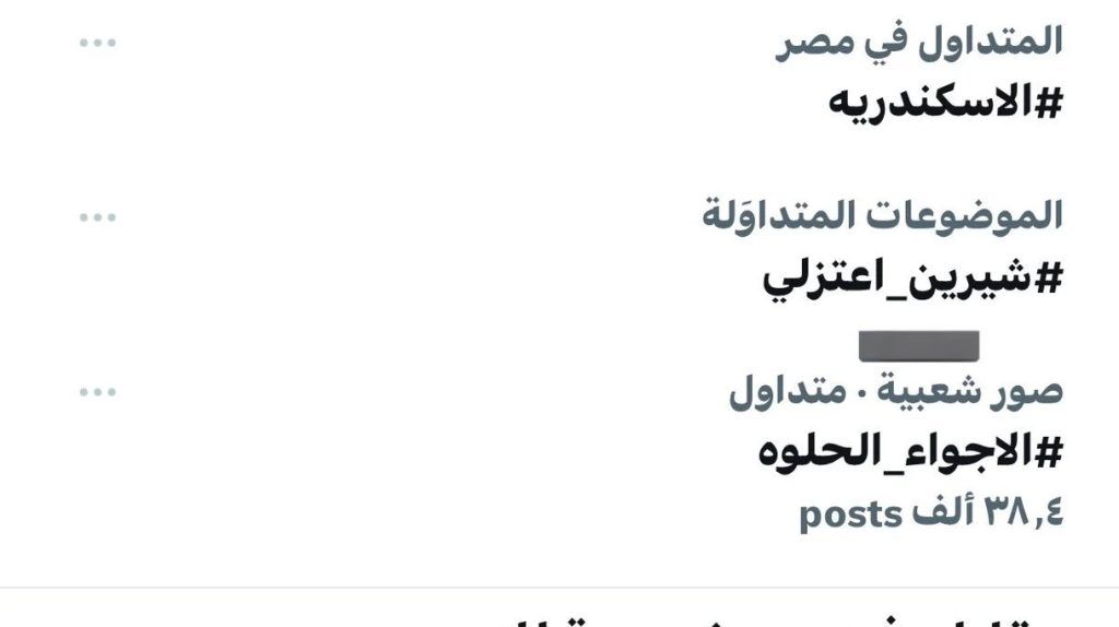 هاشتاغ “شيرين اعتزلي” يتصدّر.. فهل تعلن عودتها إلى حسام حبيب في عيد الحب؟