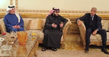 المستشار تركي آل الشيخ يلتقى هشام طلعت وصلاح دياب وأيمن الجميل ومجموعة رجال أعمال.. فيديو