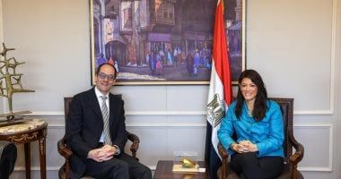 وزيرة التعاون الدولى تلتقى السفير النمساوى الجديد بالقاهرة