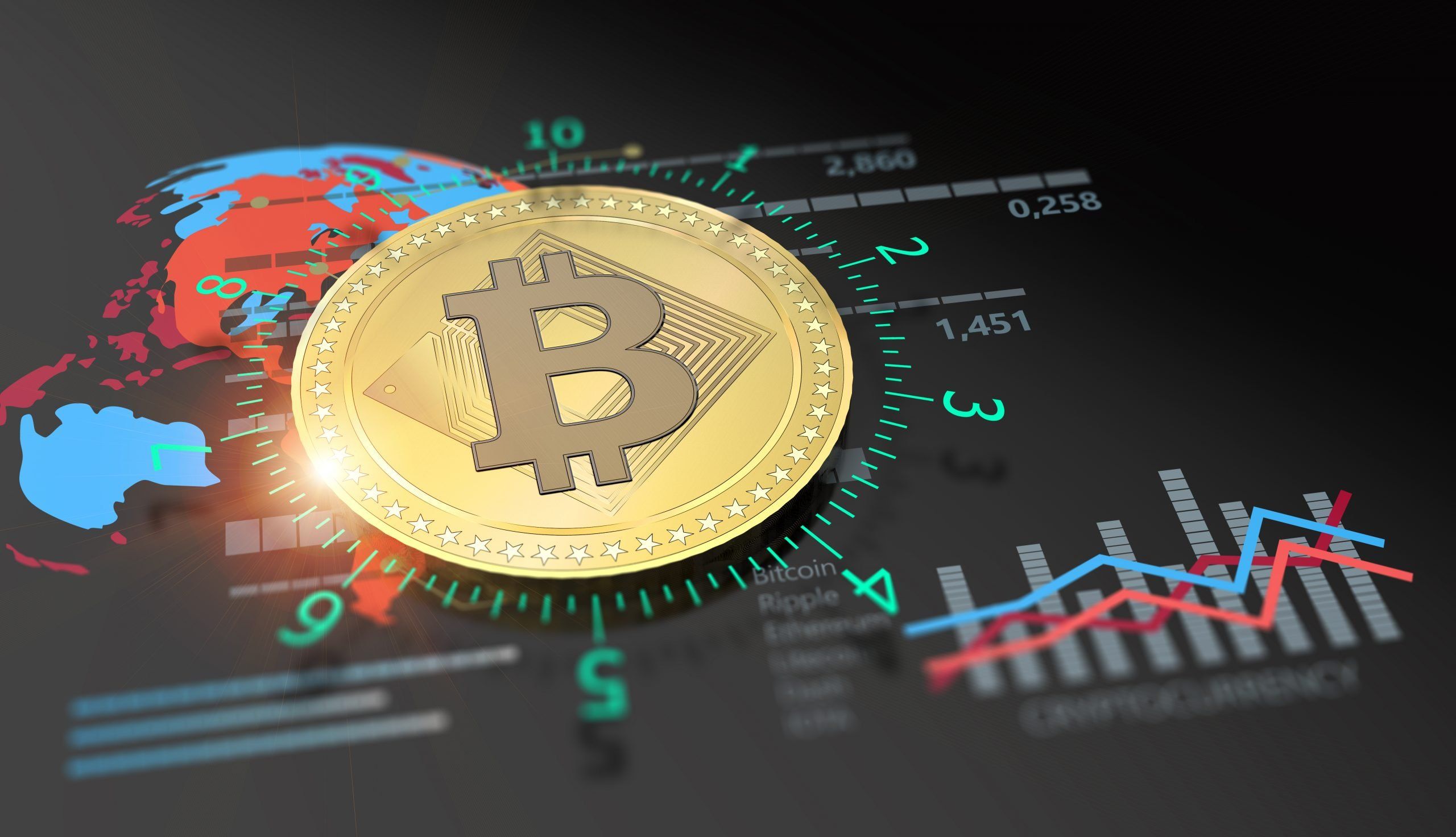 القيمة السوقية للبيتكوين تصل لمستوى 1 تريليون دولار!