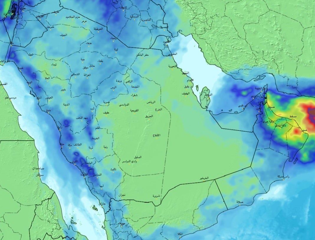 وفق النماذج العددية.. "الحصيني": الحالة المطرية مستمرة على هذه المناطق