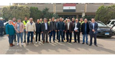 رئيس الجهاز التنفيذى لمياه الشرب والصرف يتابع سير العمل بمحطة معالجة الجبل الأصفر