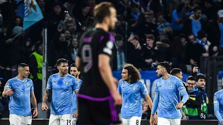 "بـ10 لاعبين".. بايرن ميونخ يسقط أمام لاتسيو في دوري أبطال أوروبا