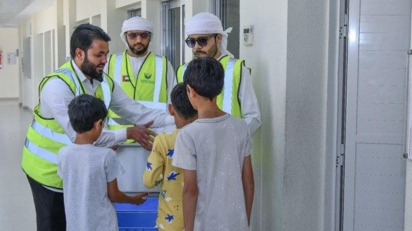 "الشارقة الخيرية" تعزز جهودها في دعم متضرري الأمطار في كلباء