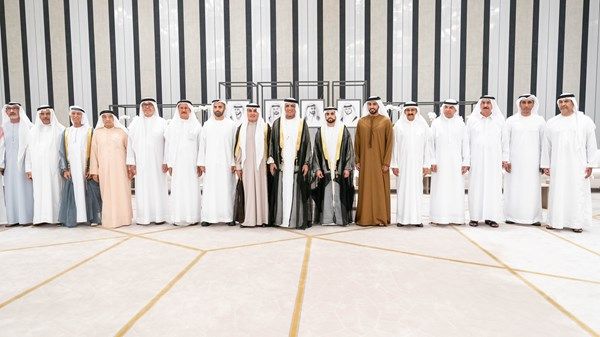 سعود بن صقر يحضر أفراح الغرير والكمده