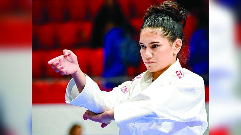 الامارات | شيخة اليافعي.. نجمة كاراتيه تتطلع إلى بلوغ «أولمبياد الشباب»